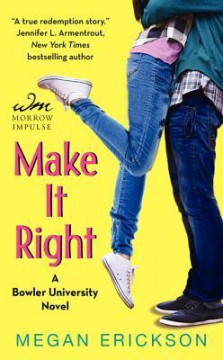 {Review+Giveaway} Make it Right by @MeganErickson_ @WmMorrowBks
