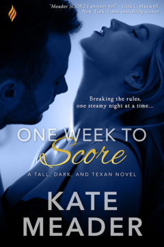 {Review+Giveaway} One Week to Score by Kate Meader @kittymeader @BrazenBooks